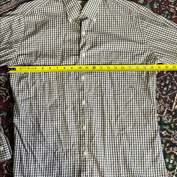 Peter Millar Crown Soft Button Down Dress Shirt - Size Medium - Picture 6 of 8